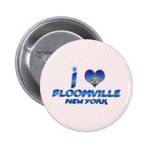 I love Bloomville, New York Pin