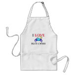 I Love Blue Crabs aprons