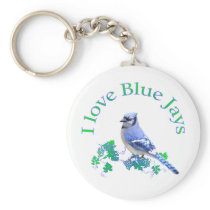 I Love Blue Jays keychains