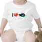 I Love Blue Tang Infant Onesie / Creeper