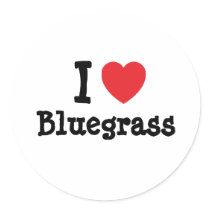 I love Bluegrass heart custom personalized stickers by funnycustomtshirts I love Bluegrass heart custom personalized stickers