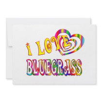 I LOVE BLUEGRASS CUSTOM ANNOUNCEMENT