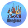 I LOVE BLUEGRASS -STICKER