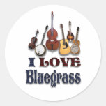 I LOVE BLUEGRASS -STICKER