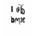 I love bmx t-shirts by anacletocold I love bmx t-shirts