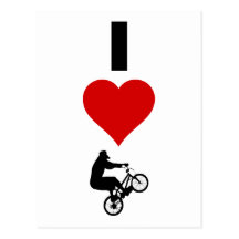 I Love BMX (Vertical) Postcards