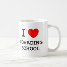 I Love Boarding School Mugs