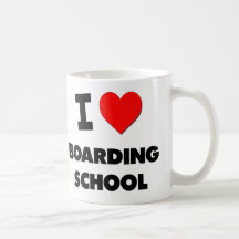 I Love Boarding School Mugs