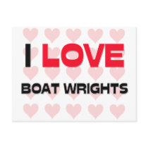 I LOVE BOAT WRIGHTS postcards by professions I LOVE BOAT WRIGHTS postcards