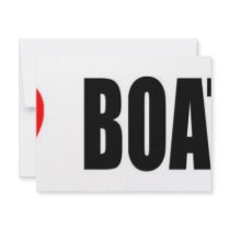 I Love Boating invitations