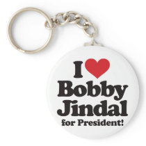 I Love Bobby Jindal for President Key Chain