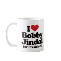 I Love Bobby Jindal for President Coffee Mugs