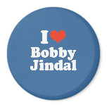 I LOVE BOBBY JINDAL magnets