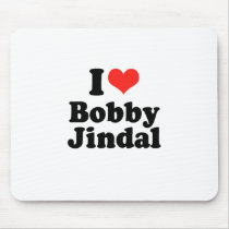 I Love Bobby Jindal mousepads