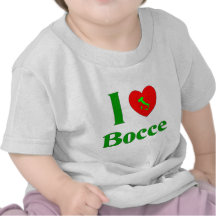 I Love Bocce Shirts