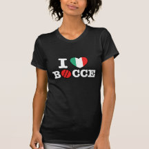 I Love Bocce Tee Shirt