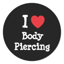 I love Body Piercing heart custom personalized stickers by funnycustomtshirts I love Body Piercing heart custom personalized stickers