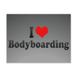 I love Bodyboarding postcards
