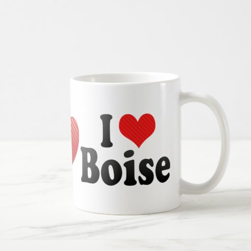 I Love Boise Coffee Mugs