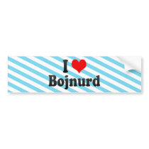 I Love Bojnurd, Iran Bumper Sticker