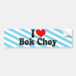 I Love Bok Choy Bumper Sticker