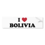 I love Bolivia Bumper Sticker