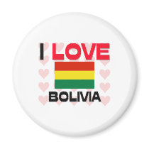 I Love Bolivia magnets
