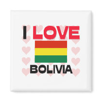 I Love Bolivia magnets