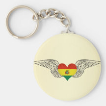 I Love Bolivia -wings Key Chains