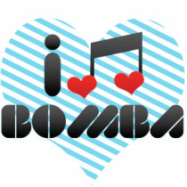 I Love Bomba Acrylic Cut Outs