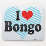 I Love Bongo mousepads