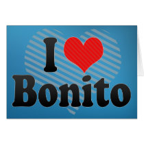 I Love Bonito Greeting Card