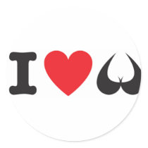 I (love) Boobies Sticker