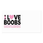 I Love Boobs Business Cards