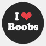 I LOVE BOOBS - .png Stickers