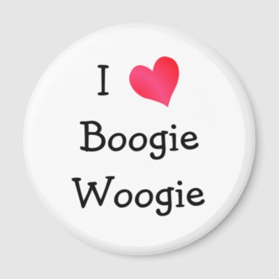 I Love Boogie Woogie Magnets