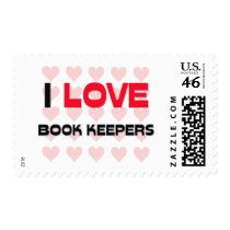 I LOVE BOOK KEEPERS STAMP