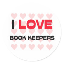 I LOVE BOOK KEEPERS stickers by professions I LOVE BOOK KEEPERS stickers