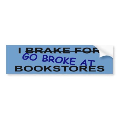 I Love Book Stores Bumper Sticker for Book Worms by angela65