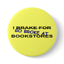 I Love Books Button for Book Worms