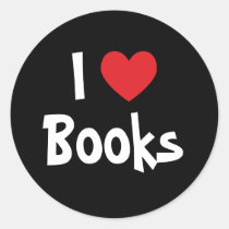 I Love Books stickers