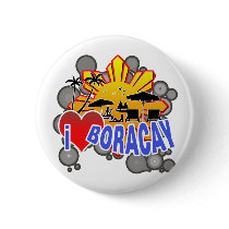 I Love Boracay Pin