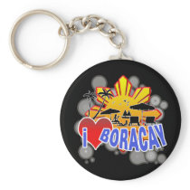 I Love Boracay Key Chains