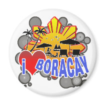 I Love Boracay Fridge Magnets