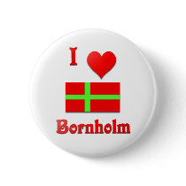 I Love Bornholm Pinback Button