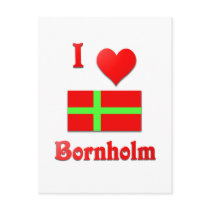 I Love Bornholm Postcards