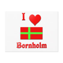 I Love Bornholm Postcard