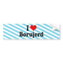 I Love Borujerd, Iran Bumper Sticker