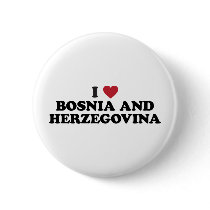 I Love Bosnia and Herzegovina Pin