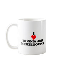 I Love Bosnia and Herzegovina Mug